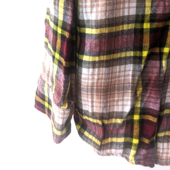 Express Women's Plaid Button Down Shirt, Size M - Picture 3 of 9